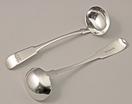 Scottish Provincial Silver Toddy Ladles (Pair) - Aberdeen, William Jamieson